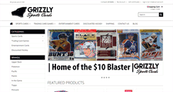 Desktop Screenshot of grizzlysportscards.com